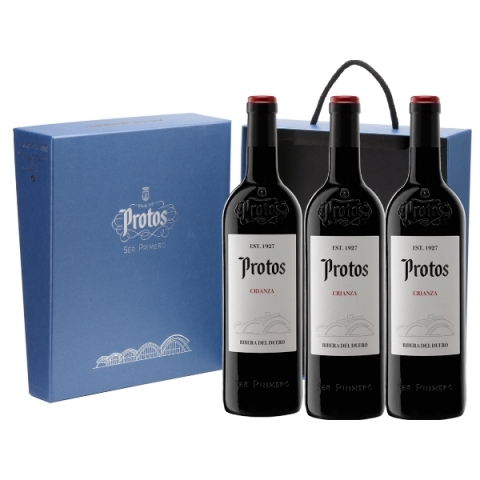 Protos Crianza 2018 100% Tempranillo. Pack 3 botellas